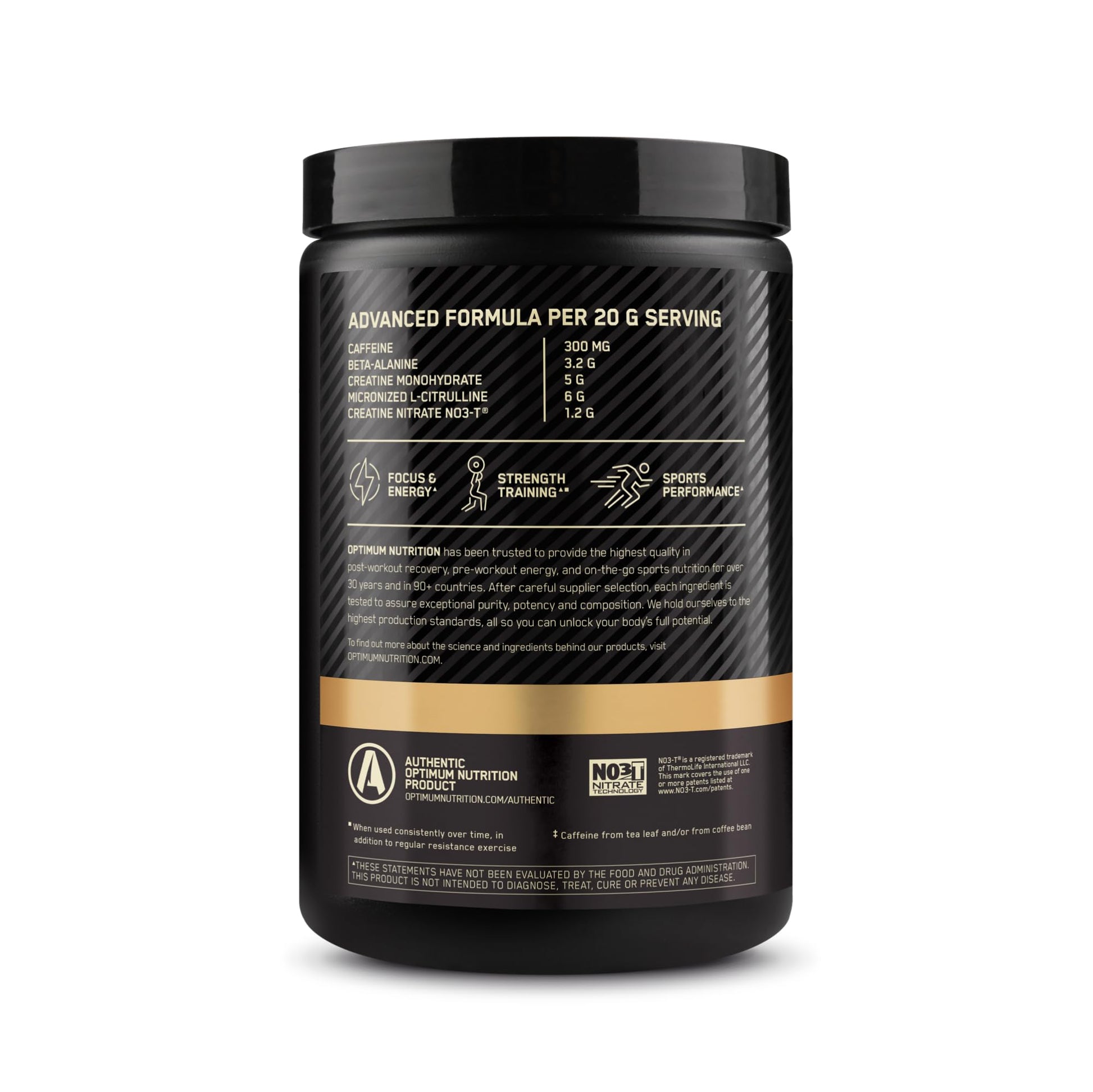 Optimum Nutrition Gold Standard Pre Workout Advanced, with Creatine, Beta-Alanine Optimum NutritionBuy Supplements Australia