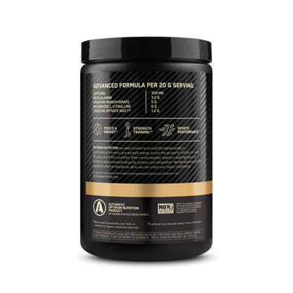 Optimum Nutrition Gold Standard Pre Workout Advanced, with Creatine, Beta-Alanine Optimum NutritionBuy Supplements Australia