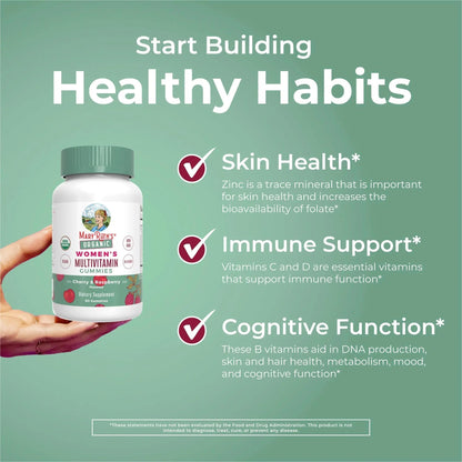 MaryRuth's Multivitamin Gummies for Women (Strawberry) & Liquid Nighttime Multimineral (Pineapple) | Clean Label Project Verified | MARYRUTH'S