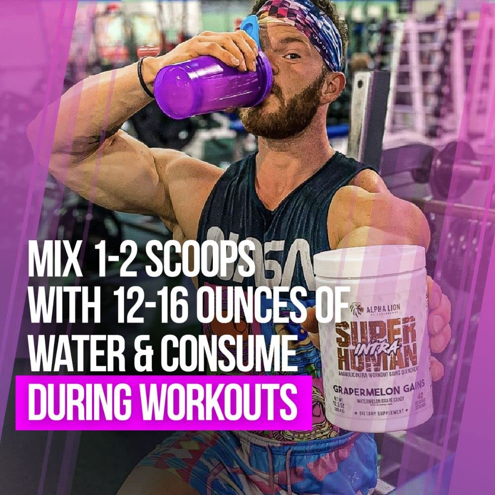 Alpha Lion Superhuman Intra Workout Powder for Men & Women, Amino Acids Drink ALPHA LIONBuy Supplements Australia