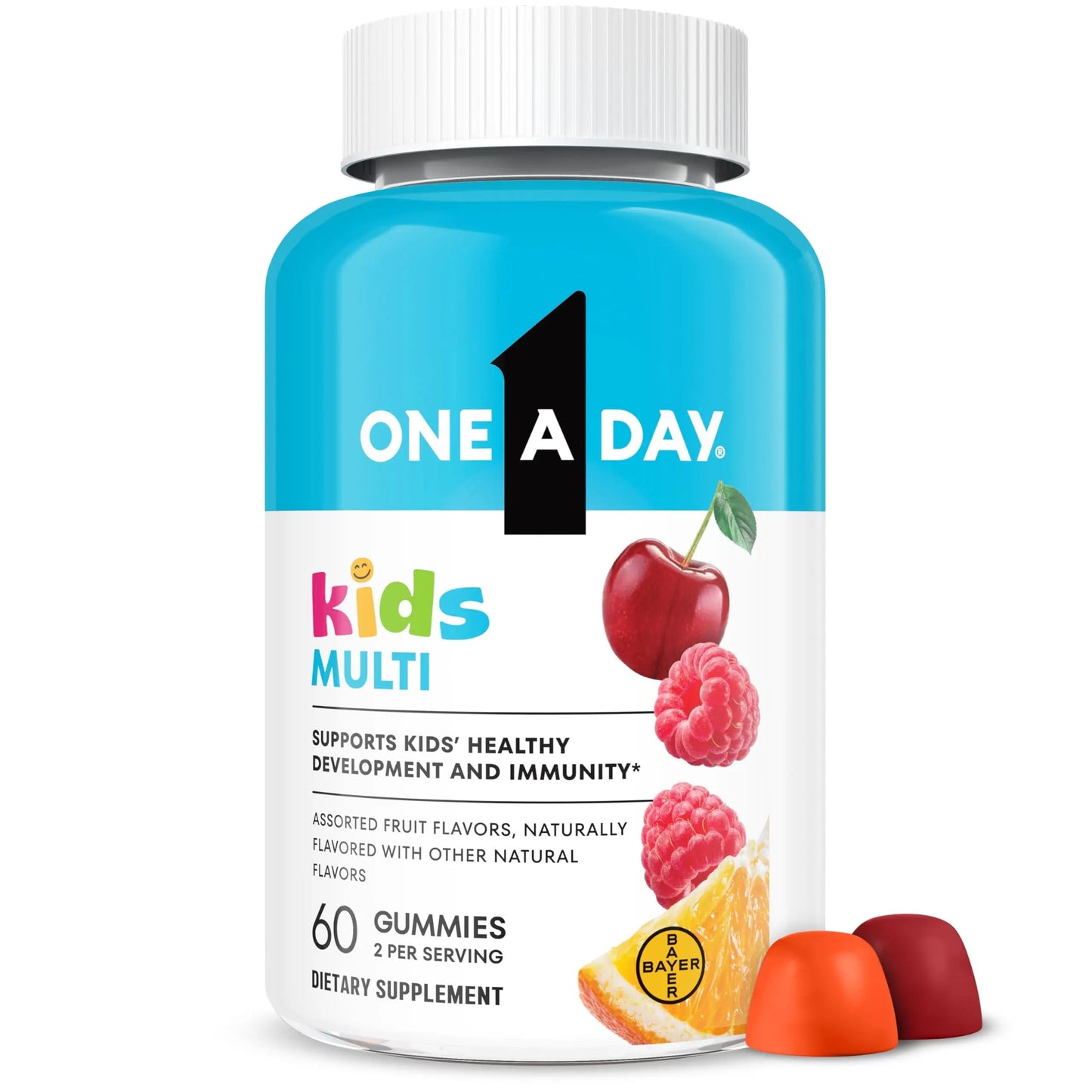 One A Day Kids Multivitamin Gummies, Kids Vitamins with Vitamin C, D, E & Zinc for Immune Support, Childrens Gummy Vitamins ONE A DAYBuy Supplements Australia