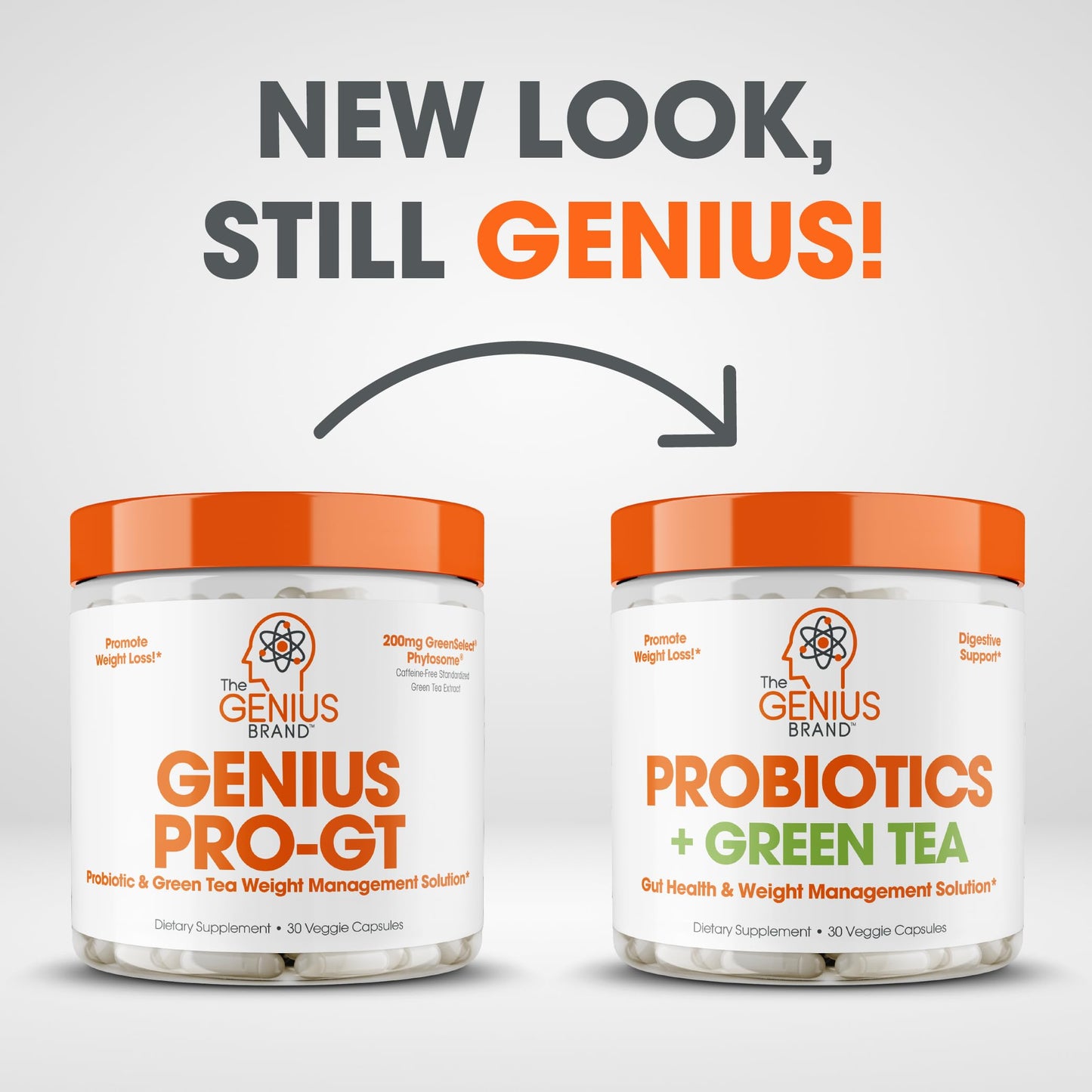 Genius Probiotics for Weight Loss with Green Tea Extract - Fat Burner Supplement & Digestive The Genius BrandBuy Supplements Australia