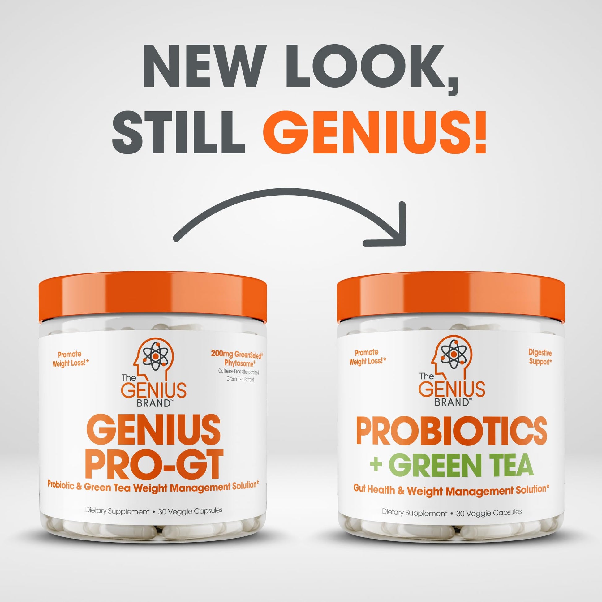 Genius Probiotics for Weight Loss with Green Tea Extract - Fat Burner Supplement & Digestive The Genius BrandBuy Supplements Australia