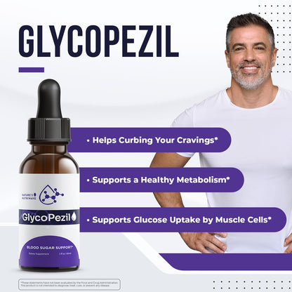 GlycoPezil – Daily Liquid Botanical Supplement with Chromium, Maca Root, Ginseng & Plant Extracts – Clean, Stimulant-Free Formula – GMP-Certifed, Non-GMO, Made in USA - 2 fl oz, 1 Month Supply Nature’s NutriWaveBuy Supplements Australia