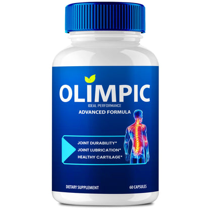 Olimpic Capsules, Advanced Joint Support Supplement Pills for Mobility and Comfort - Maximum Strength, Official Olim Pic Joint Support All Natural Formula, Premium Olim-Pic Reviews (60 Capsules) IDEAL PERFORMANCEBuy Supplements Australia