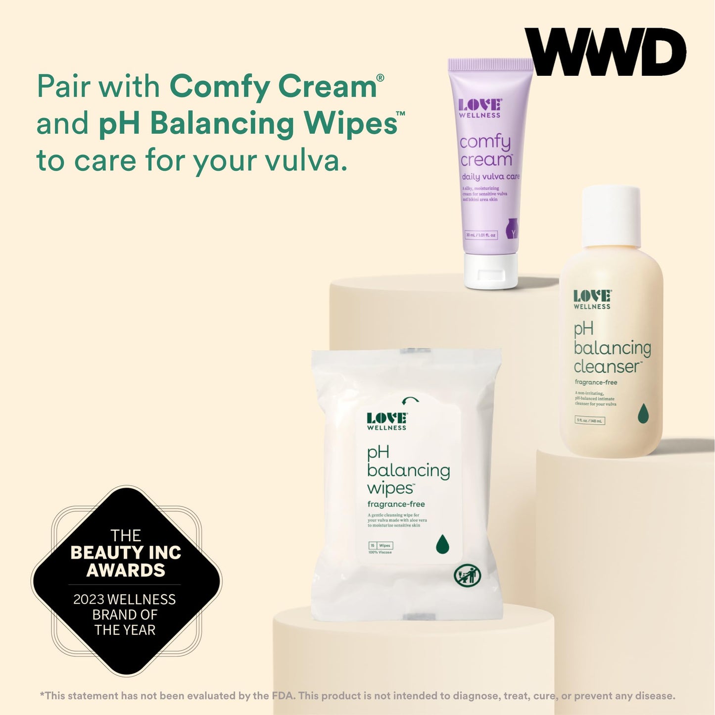 Love Wellness Feminine Wash for Women, pH Balancing Cleanser | Fragrance-Free | Vaginal Soap Love WellnessBuy Supplements Australia