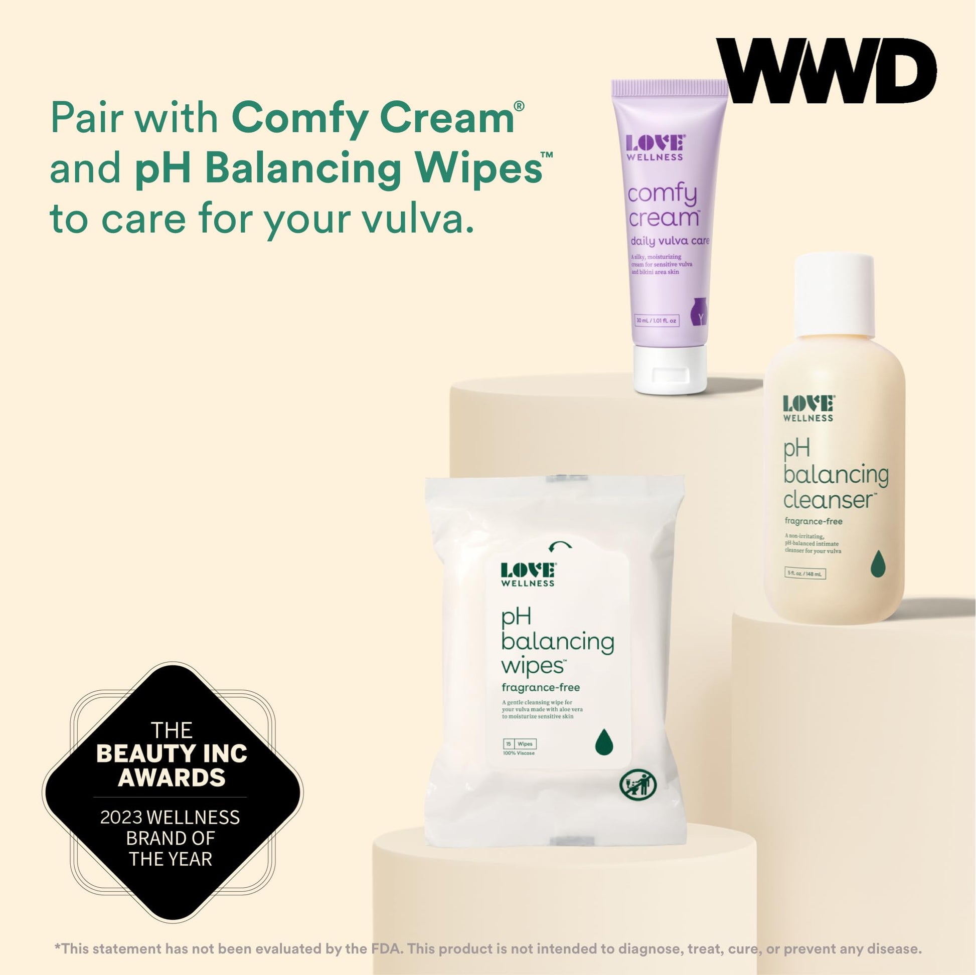 Love Wellness Feminine Wash for Women, pH Balancing Cleanser | Fragrance-Free | Vaginal Soap Love WellnessBuy Supplements Australia
