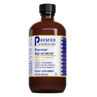 Premier Research Labs Resveratrol - Resveratrol Liquid Supplement, Trans Resveratrol, Antioxidant Support for Heart Health & Blood Flow, Aging Support, 180 mg Per Teaspoon - 8 Fl Oz Premier Research LabsBuy Supplements Australia
