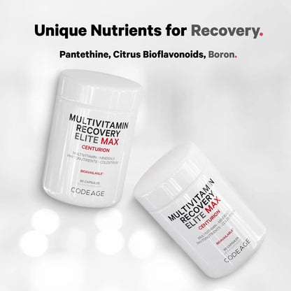 Codeage Multivitamin Recovery Elite Max Supplement - Vitamins A, C, D, E, B-Complex, Essential Minerals, Antioxidants, Colostrum Codeage