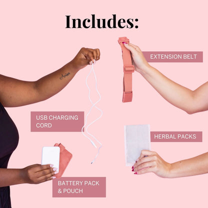 Pixie Period Heating Pad for Cramps - Thinnest Wearable Heating Pad for Feminine Care - Unnoticeable Under Clothes - Best Portable Pain Relief Heat Belt On The Market - Hours of Menstrual Pain Relief Pixie CupBuy Supplements Australia