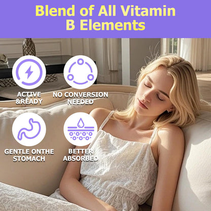 Advanced Vitamin B Complex Liquid Drops for Women Men & Kids, 15-in-1 VIT B Complex with Vitamin C B12 B6 B1 Niacin Folate for Brain Nerve Neuropathy Energy Mood Health, Sublingual B-Complex Drops JUIWEFKKBuy Supplements Australia