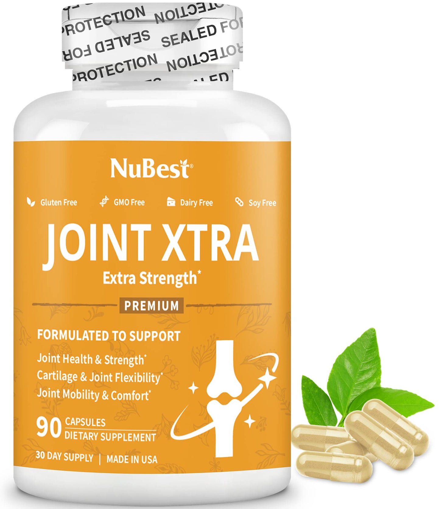 NuBest Joint Xtra - Joint Support Supplement | Joint Health Formula with Triple Joint Strength - Glucosamine, Chondroitin, Turmeric, MSM | 1 Month Supply NuBestBuy Supplements Australia