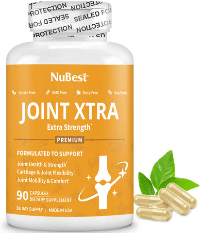 NuBest Joint Xtra - Joint Support Supplement | Joint Health Formula with Triple Joint Strength - Glucosamine, Chondroitin, Turmeric, MSM | 1 Month Supply NuBestBuy Supplements Australia