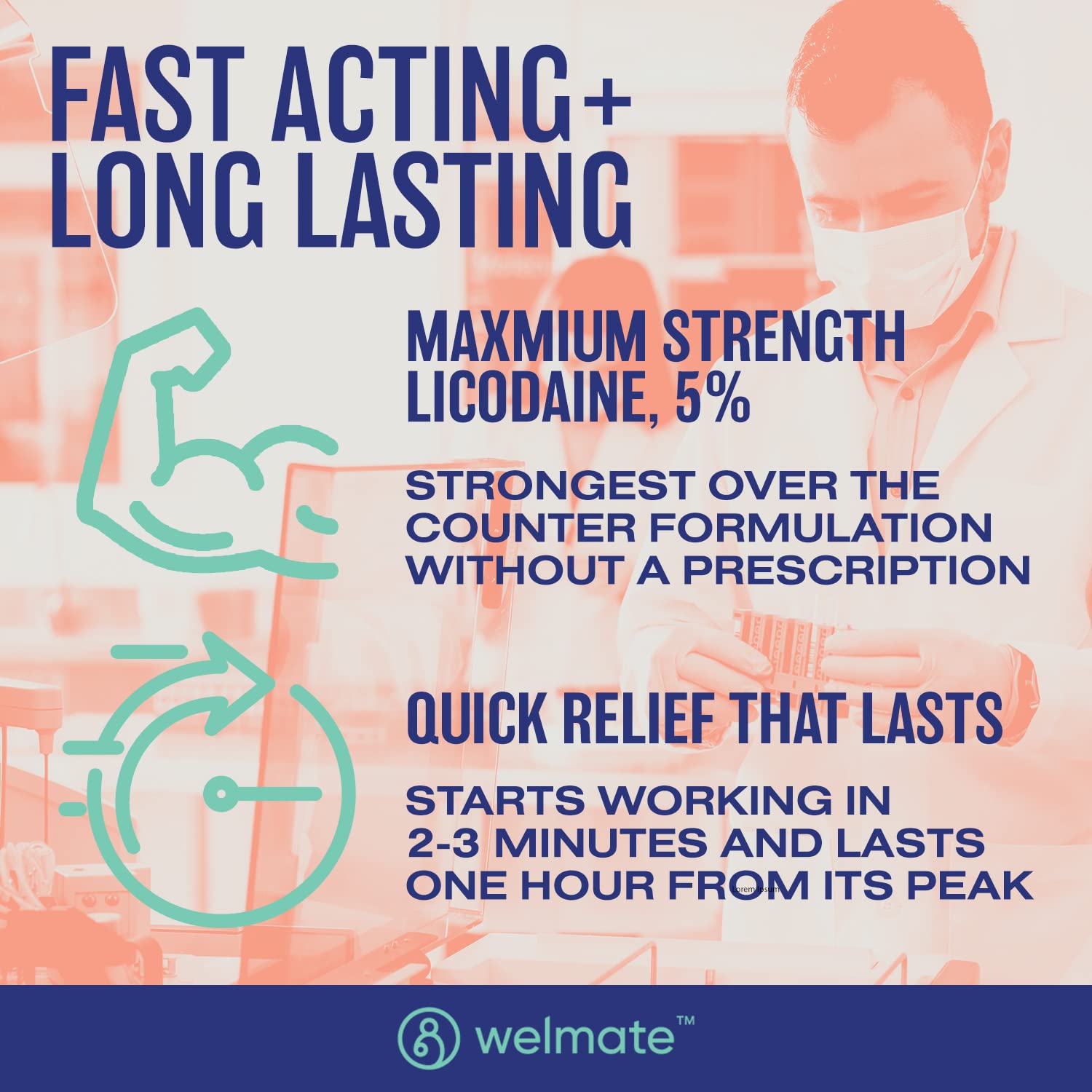 WELMATE | 5% Lidocaine | Numbing Cream Maximum Strength | Topical Anesthetic WELMATEBuy Supplements Australia
