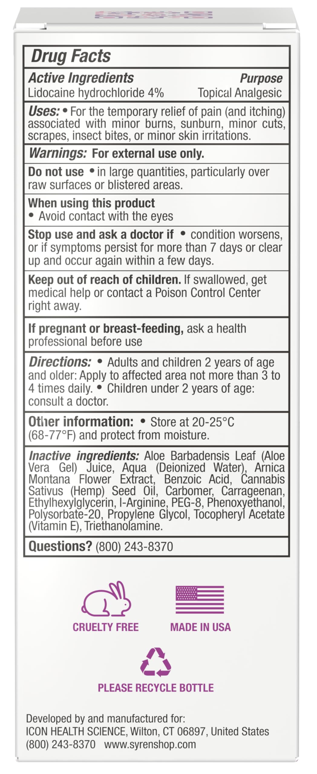 Syren Intimate Relief - Intimate Pain Relieving Gel - Relieves Vulva Pain, Throbbing, Spasms SYRENBuy Supplements Australia