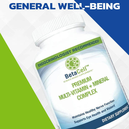 BETACELL Multivitamin Mineral Complex - Multivitamin for Men and Women - Vitamin Supplements - Pure Encapsulations Multivitamin BETACELL