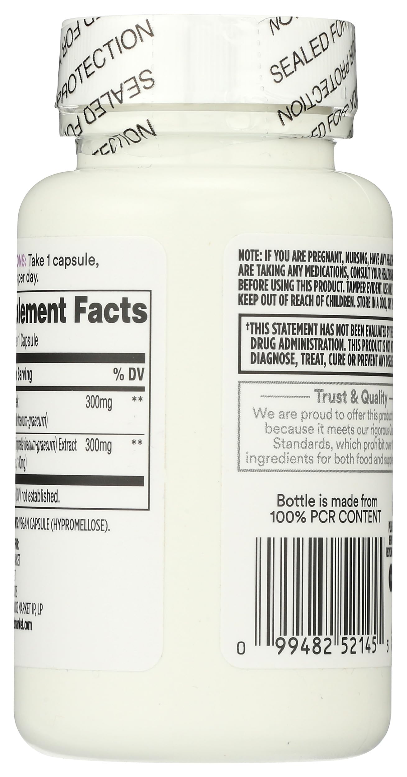 365 by Whole Foods Market, Fenugreek Standardized + Full Spectrum Blend, Lactation Support, Vegan Capsules, 60 Count 365 by Whole Foods MarketBuy Supplements Australia