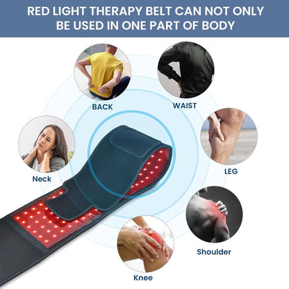 Red Light Therapy Belt - Near Infrared Light Therapy & Red Light Therapy for Body,660nm&850nm AdrxmexnaBuy Supplements Australia