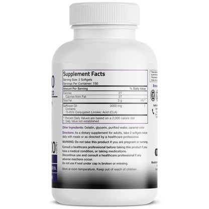 Bronson CLA 3000 Extra High Potency Supports Healthy Weight Management Lean Muscle Mass Non-Stimulating