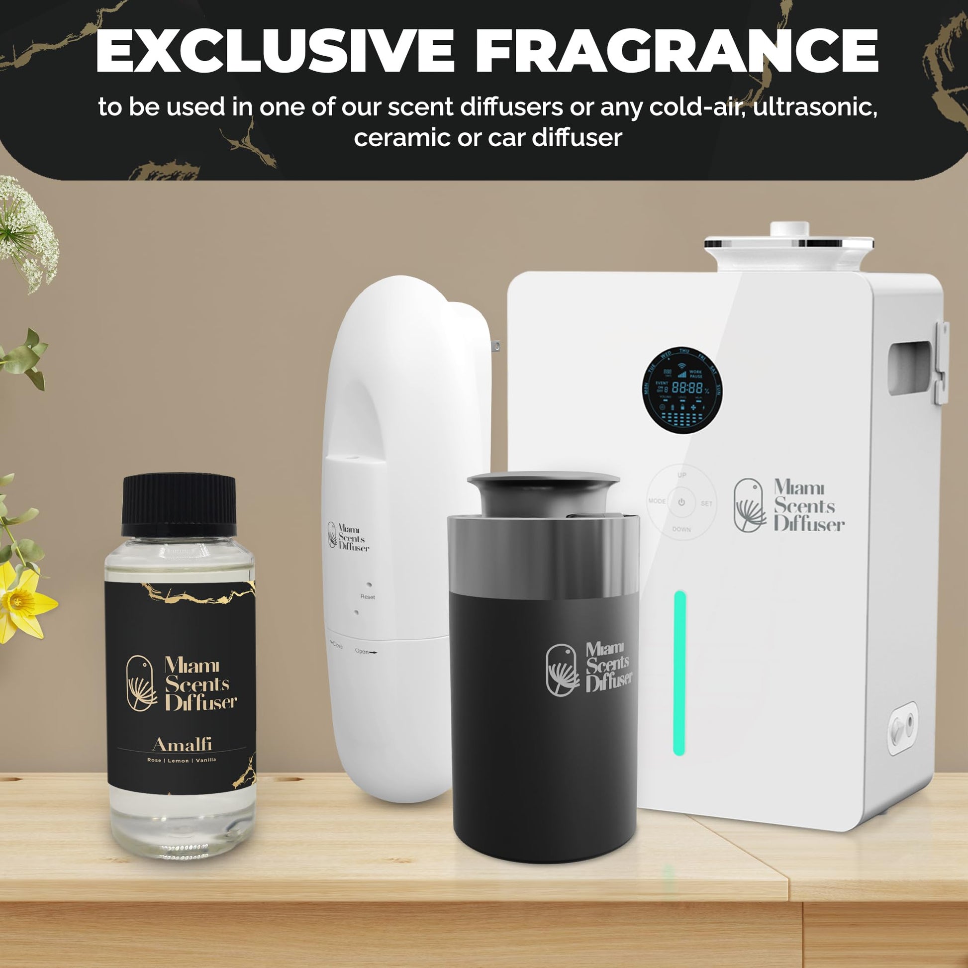 (Amalfi, 120 ml) Miami Scents DiffuserBuy Supplements Australia