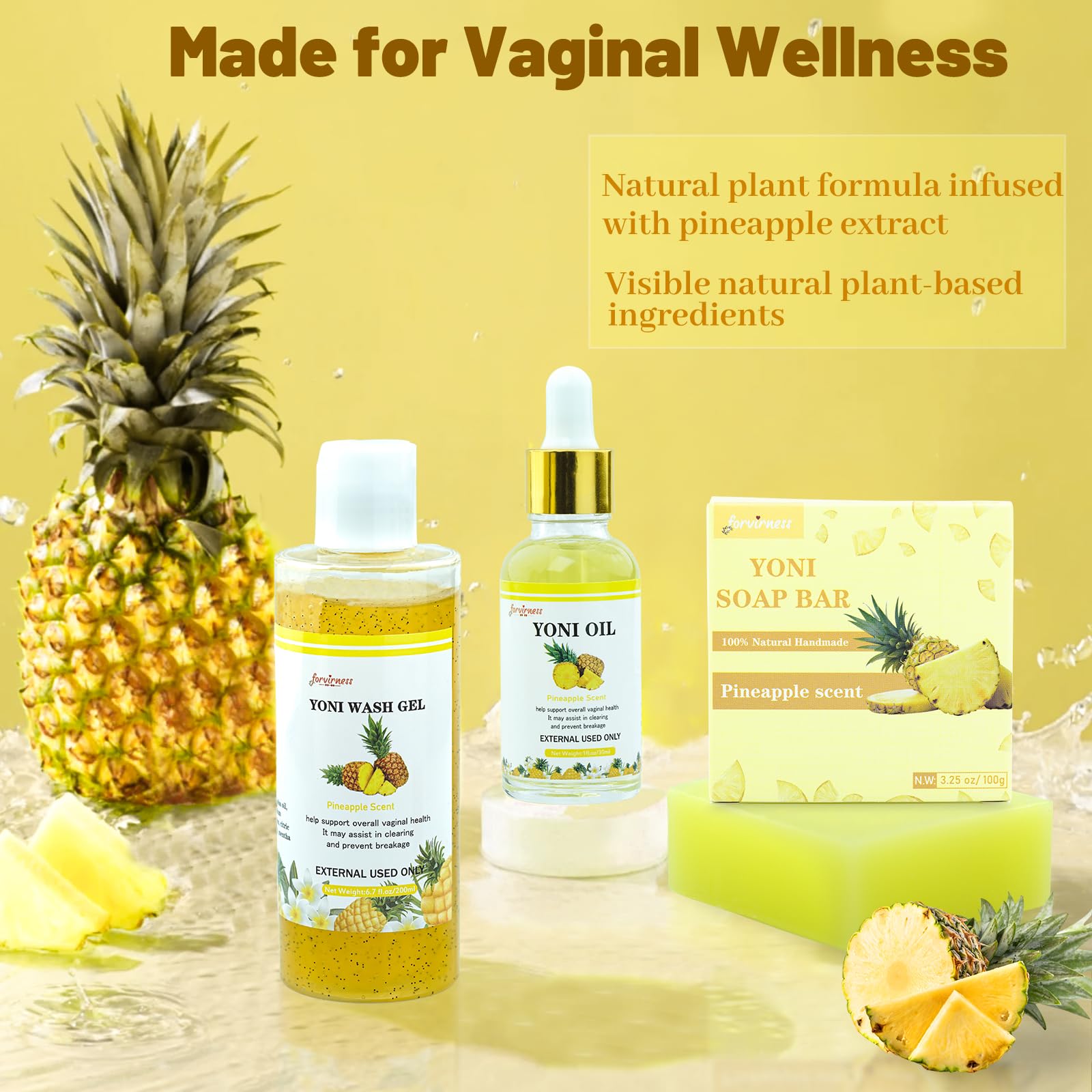 Yoni Wash Yoni Oil Yoni Bar Soap, Women ph Balance, Feminine Wash for Women Remove Odor Moisturizing forvirnessBuy Supplements Australia