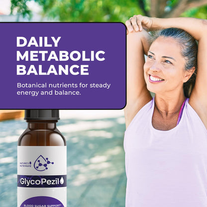 GlycoPezil – Daily Liquid Botanical Supplement with Chromium, Maca Root, Ginseng & Plant Extracts – Clean, Stimulant-Free Formula – GMP-Certifed, Non-GMO, Made in USA - 2 fl oz, 1 Month Supply Nature’s NutriWaveBuy Supplements Australia