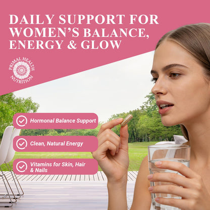 BudLive Beef Organ Supplement for Women – 100% Grass-Fed & Pasture Raised [Ovary, Liver, Spleen, Kidney & Heart] Primal Nutrition for Hormone Support, Energy & Wellness, 90 Capsules BudLiveBuy Supplements Australia