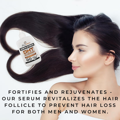 Ebony Medicals DHT Blocker Hair Growth Serum - Hair Loss Supplement, Supports Natural Regrowth Natural CurvesBuy Supplements Australia