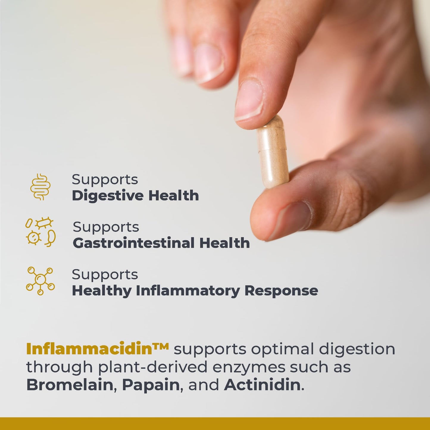 Premier Research Labs Inflammacidin - Digestive Enzymes, Papain from Papaya, and Bromelain Enzymes for Digestion, Plant Enzymes for Women & Men, Vegan Friendly - 90 Vegetarian Capsules Premier Research LabsBuy Supplements Australia