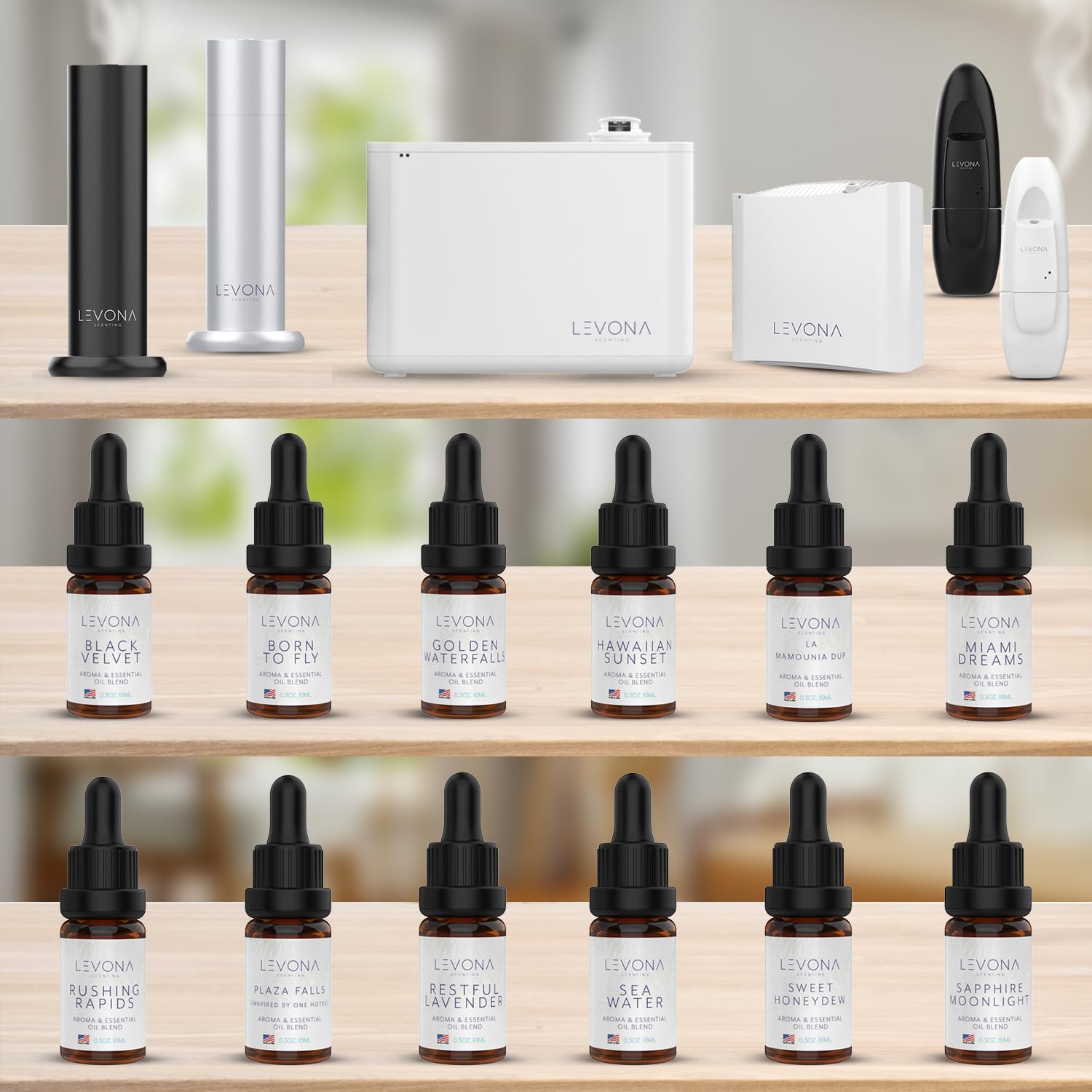 Levona Scents Pure Essential Oils for Diffusers for Home Luxury Scents - Restful Lavender Essential Oil LEVONA SCENTBuy Supplements Australia