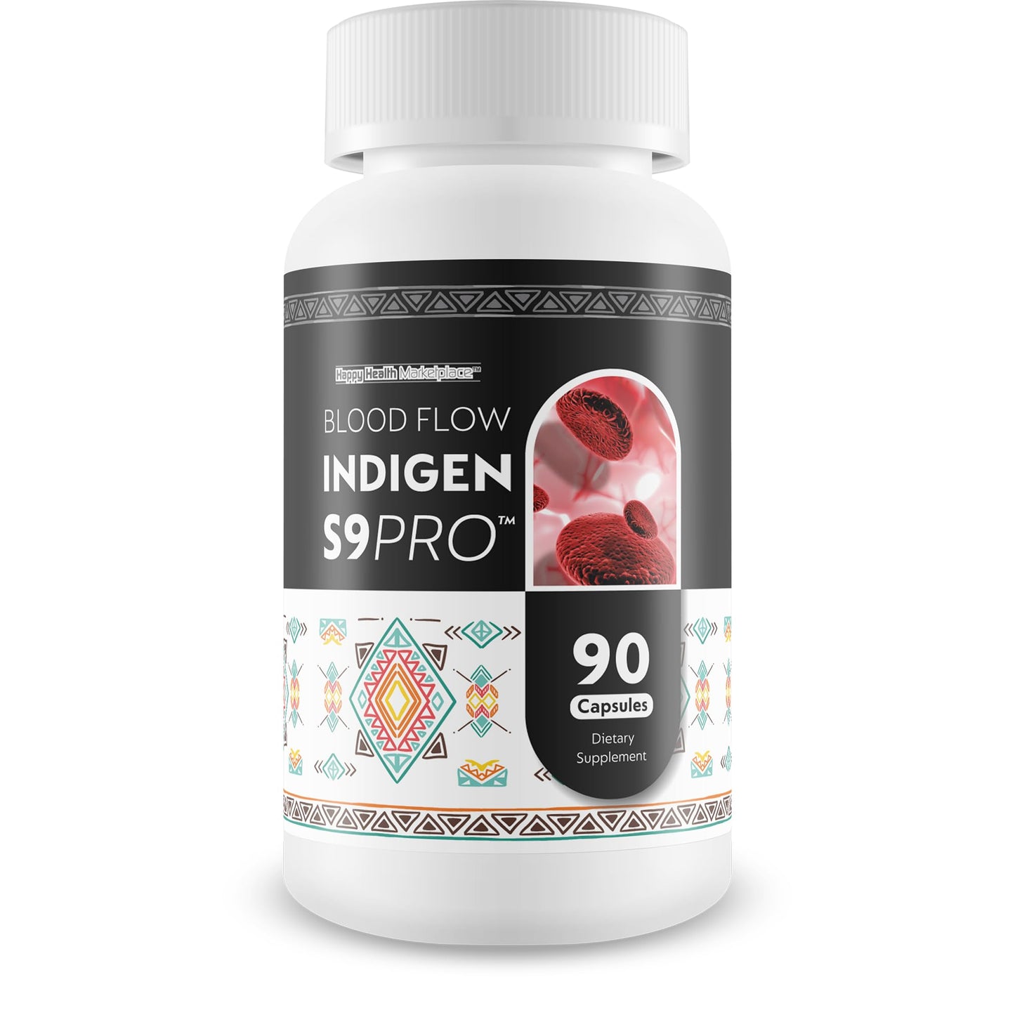 Blood Flow Indigen S9 Pro - Our Best Poor Circulation Supplements for Advanced Blood Flow Care - Blood Circulation Support - Blood Circulation Supplements for Healthy Blood Flow Help Blood Flow Pills Happy Health MarketplaceBuy Supplements Australia