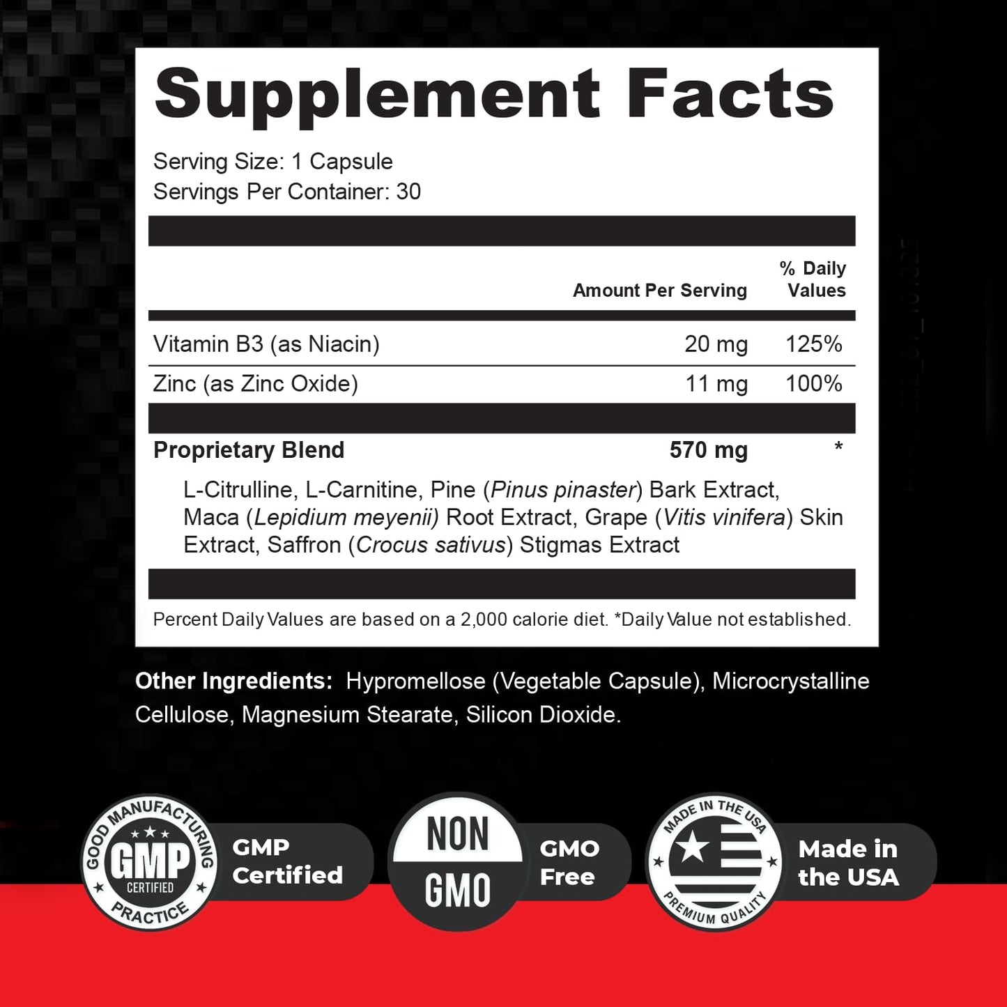 Orby EreForce – Natural Daily Wellness Supplement with L-Citrulline, L-Carnitine & Maca Root – 100% Natural, Non-GMO, GMP Certified, Made in USA – 30 Capsules, 1 Month Supply OrbyBuy Supplements Australia