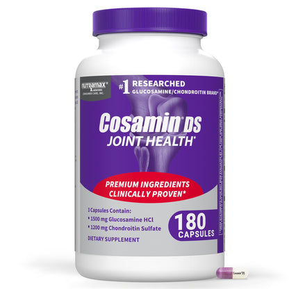 Nutramax Laboratories Cosamin® DS Joint Health Supplement with Glucosamine & Chondroitin for Adult Men & Women, Joint Supplement, 180 Capsules Nutramax LaboratoriesBuy Supplements Australia