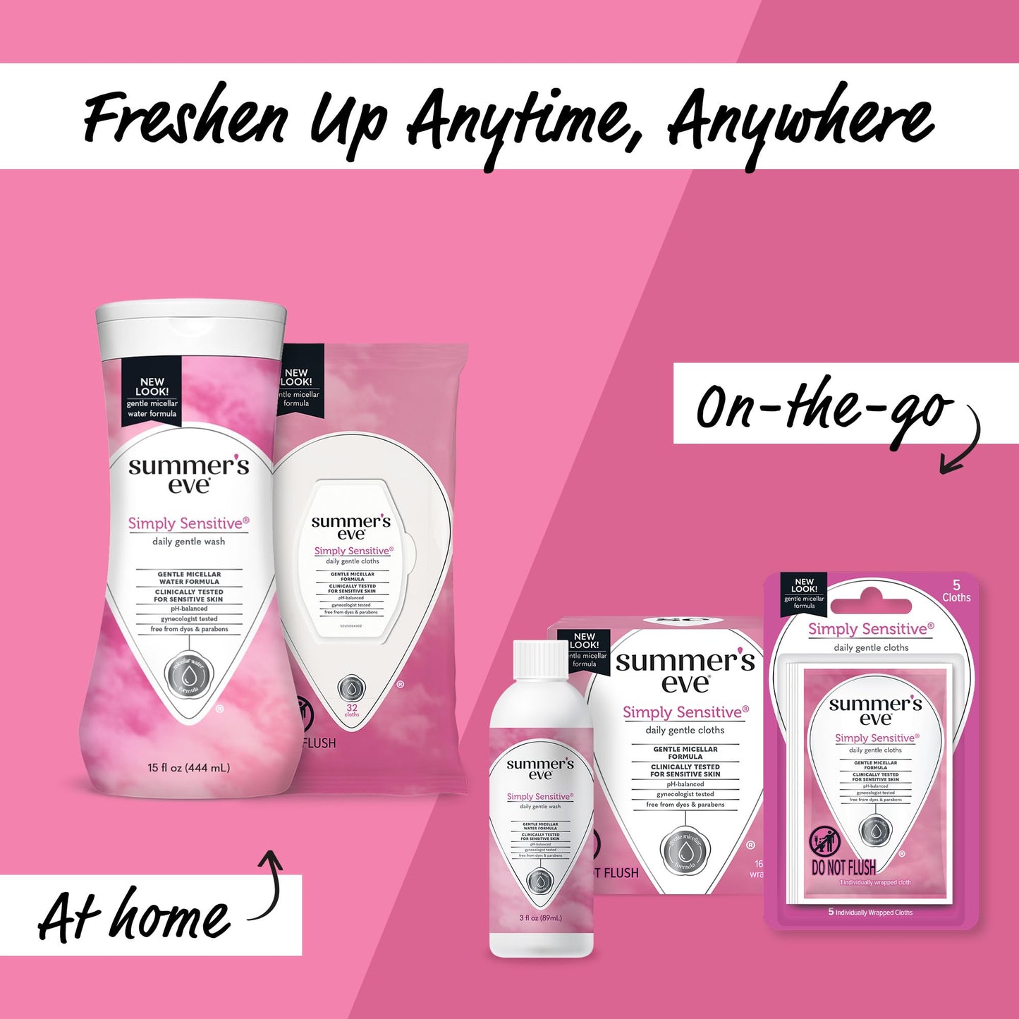 Summer's Eve Simply Sensitive Daily Gentle All Over Feminine Body Wash, Removes Odor Summer's EveBuy Supplements Australia