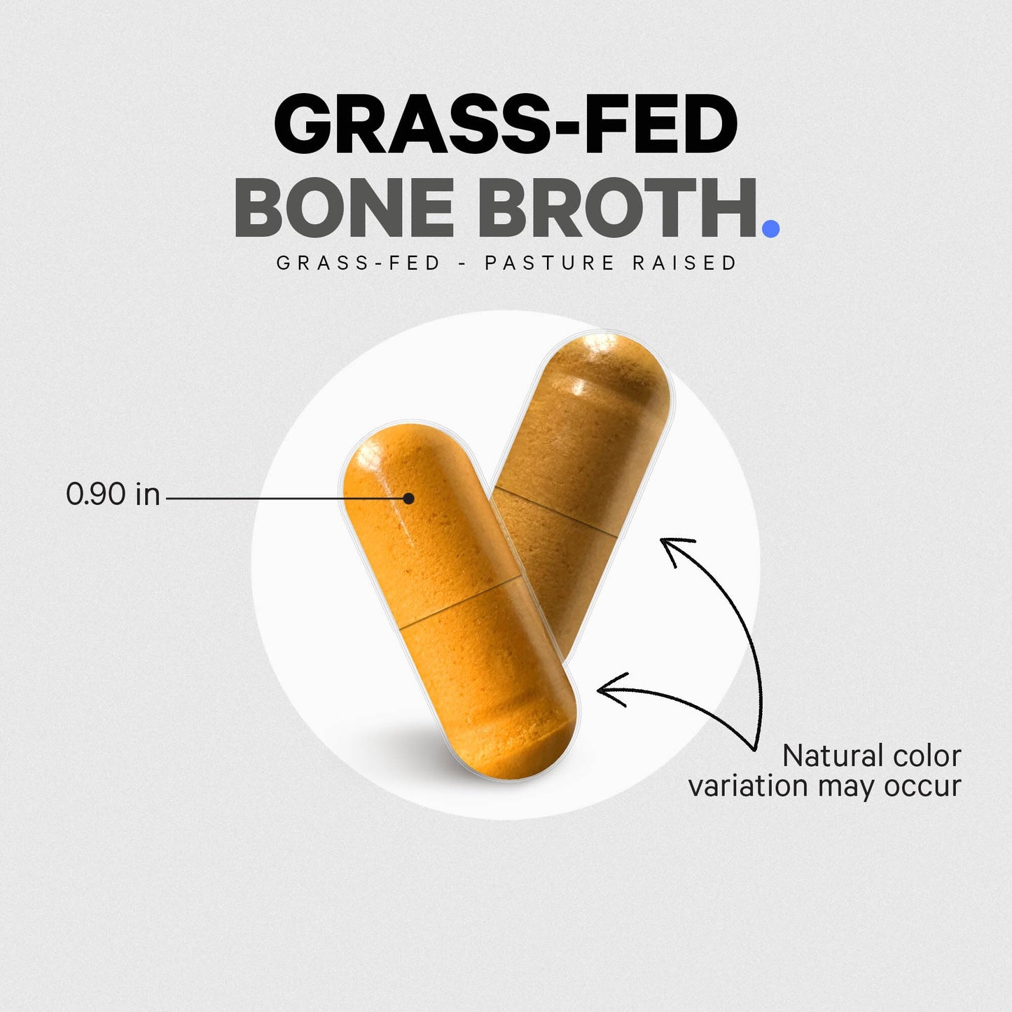 Codeage Organic Bone Broth Collagen Peptides Capsules Supplement, Bone Broth Grass Fed Beef, Free-Range Chicken, Turmeric & Ashwagandha - Collagen Types I, II, III - Non-GMO - 180 Capsules CodeageBuy Supplements Australia