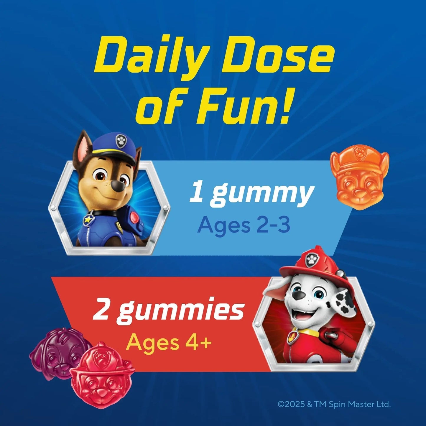 L’il Critters Paw Patrol Gummy Vites Daily Gummy Multivitamin for Kids, Vitamin C, D3 for Immune Support Cherry Lil CrittersBuy Supplements Australia