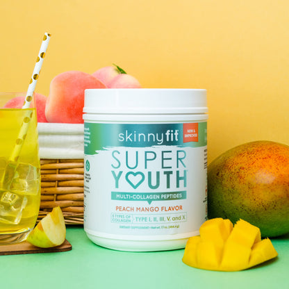 SkinnyFit Super Youth Multi-Collagen Peptides Plus Apple Cider Vinegar, Hyaluronic Acid SkinnyFitBuy Supplements Australia