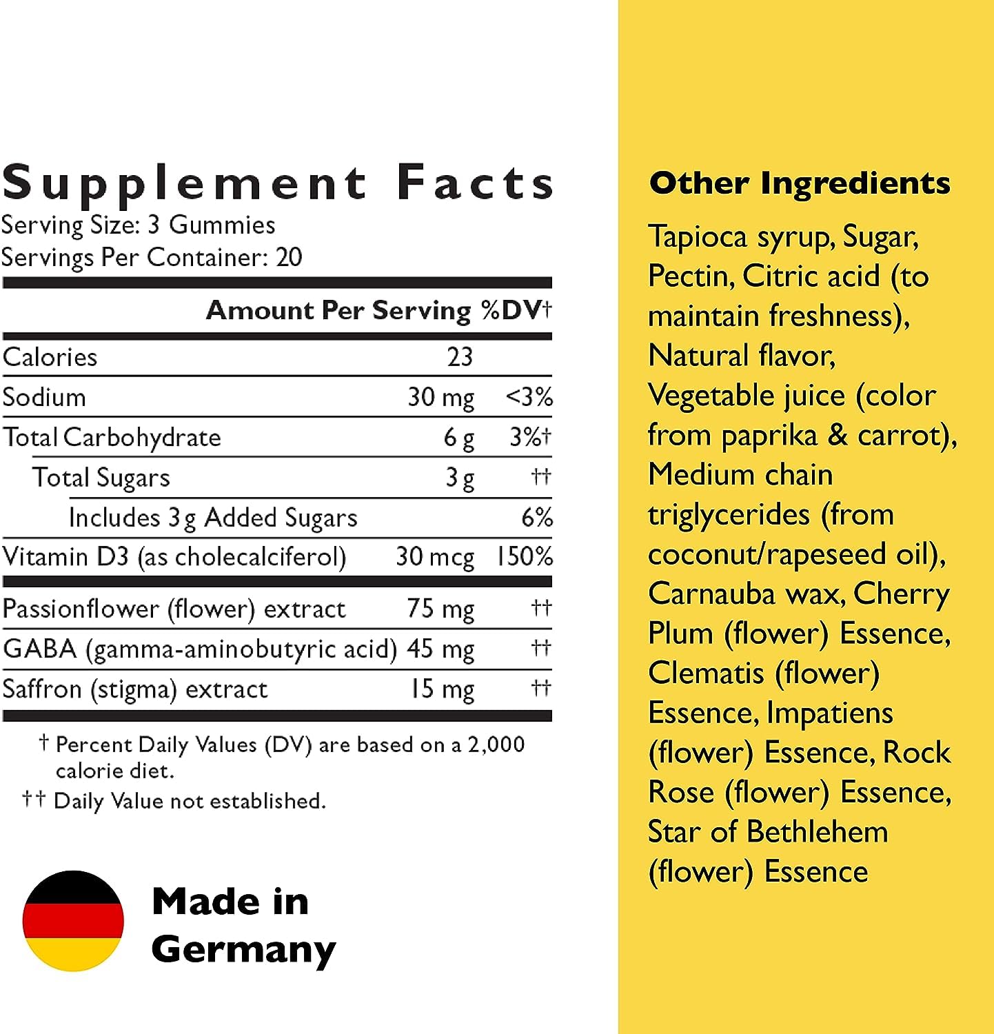 RESCUE Bach Plus Mood & Stress Support Gummies, Daytime Dietary Supplement with Passionflower RESCUEBuy Supplements Australia