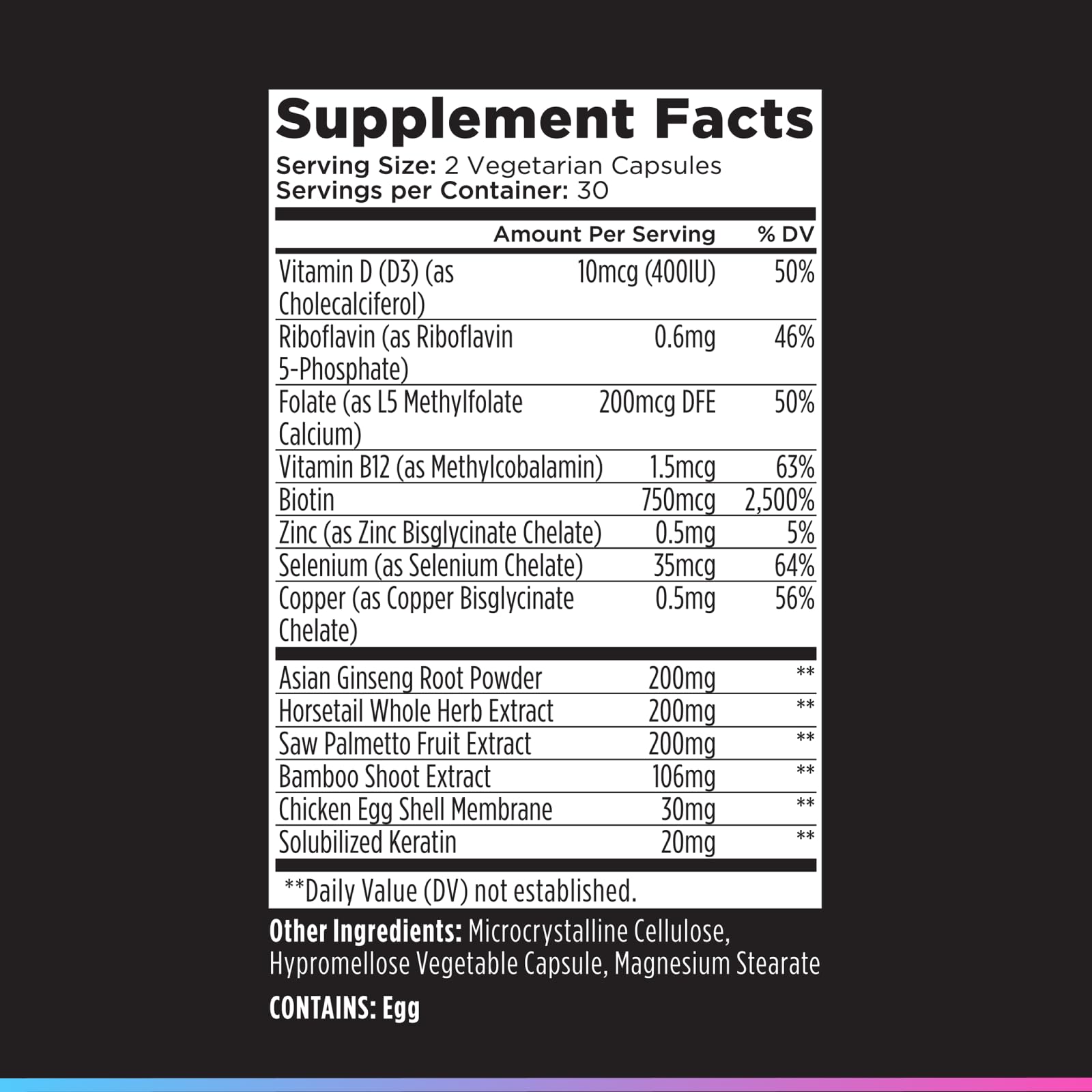 Livingood Daily Hair, Skin & Nails Supplement, 14-in-1 Formula with Biotin, Collagen, Keratin, Bamboo, Selenium, Folate, B12, Zinc and More, Beauty Supplement for Women & Men, Gluten Free, 60 Capsules Livingood DailyBuy Supplements Australia