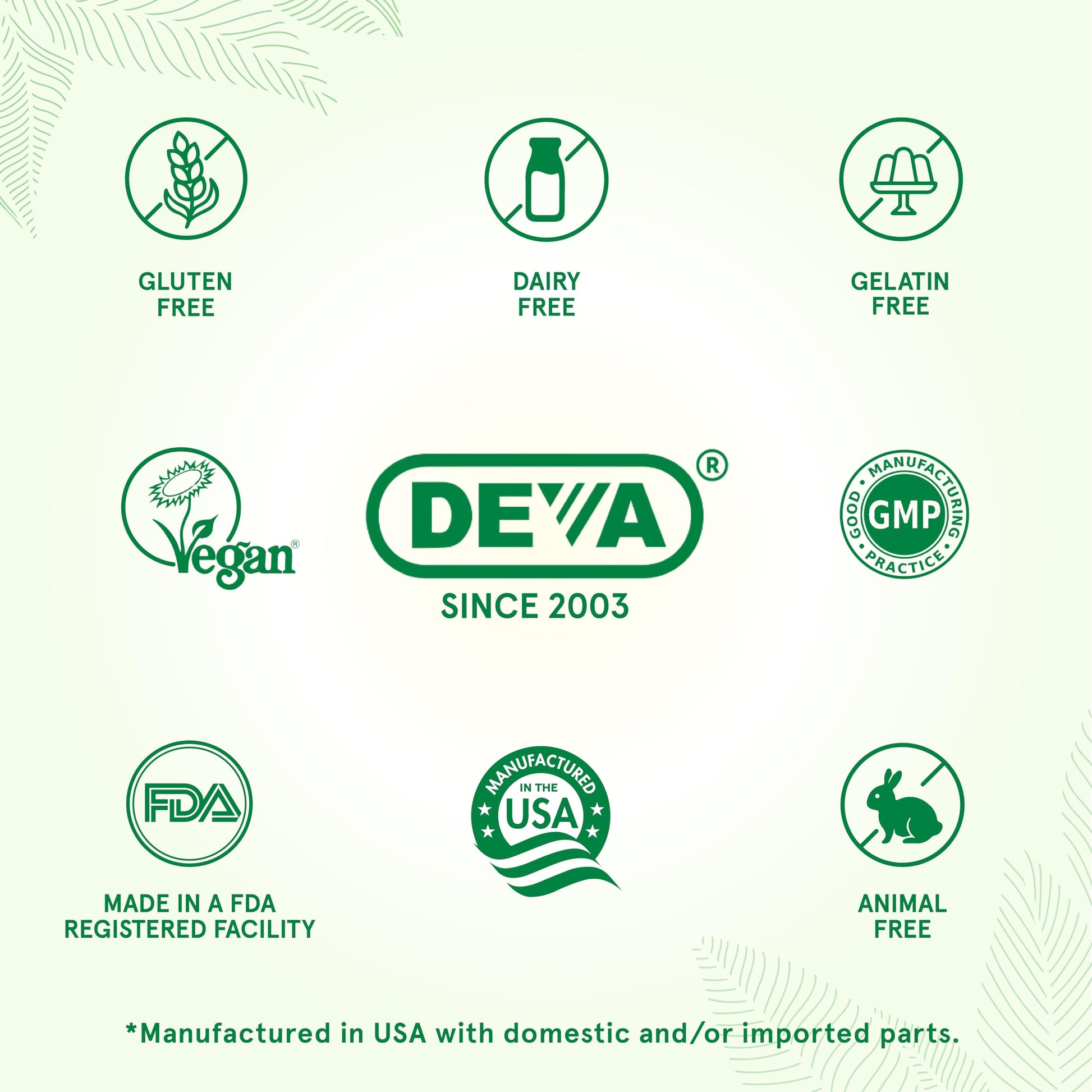 DEVA Vegan Iron-Free Multivitamin & Mineral Supplement, Green Food Blend, Spirulina, Chlorella, Ashwagandha, Broccoli, 90 Coated Tablets DEVABuy Supplements Australia