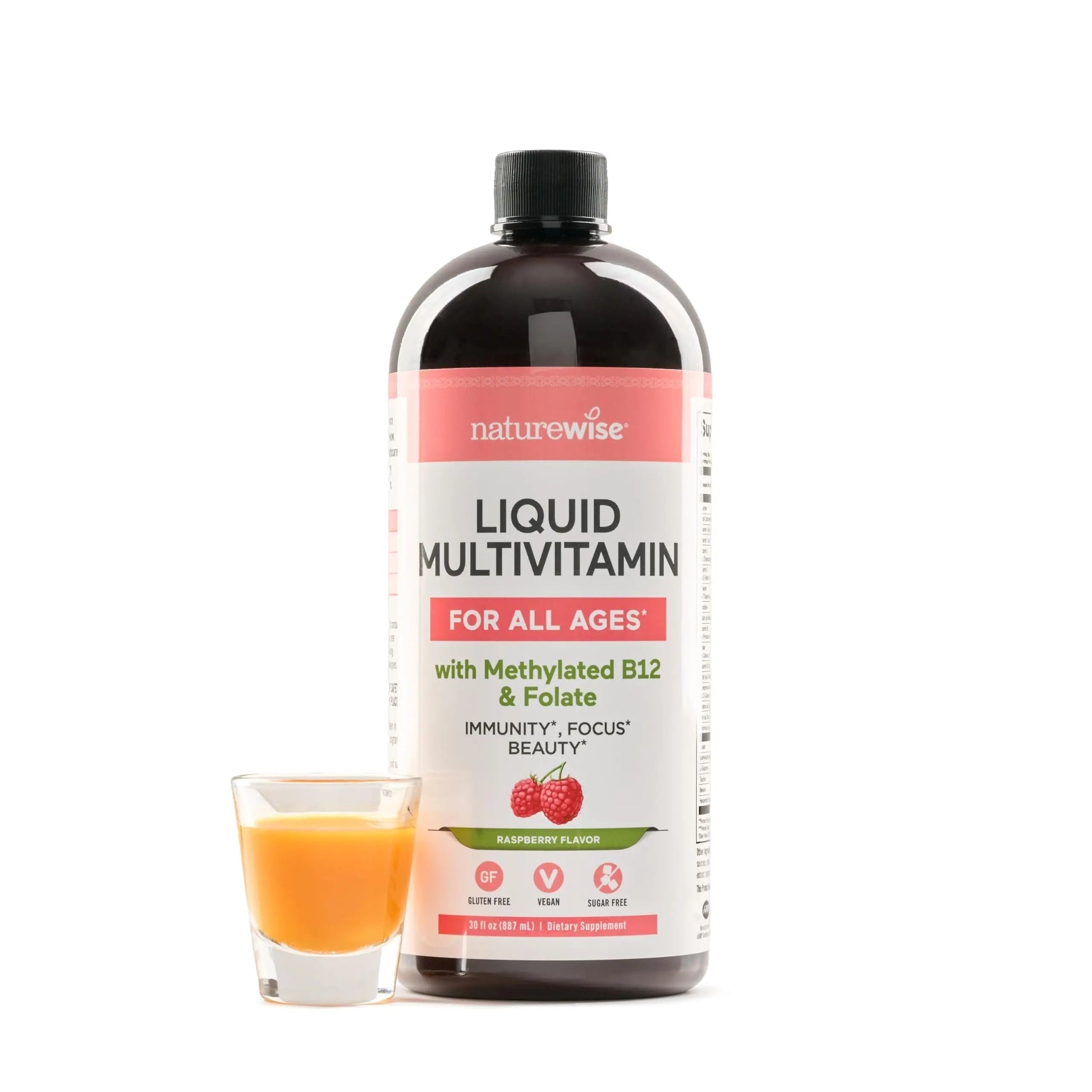 NatureWise Liquid Multivitamin for Women, Men of All Ages - Sugar Free, Vegan - Vitamins for Energy Levels, Beauty NatureWiseBuy Supplements Australia