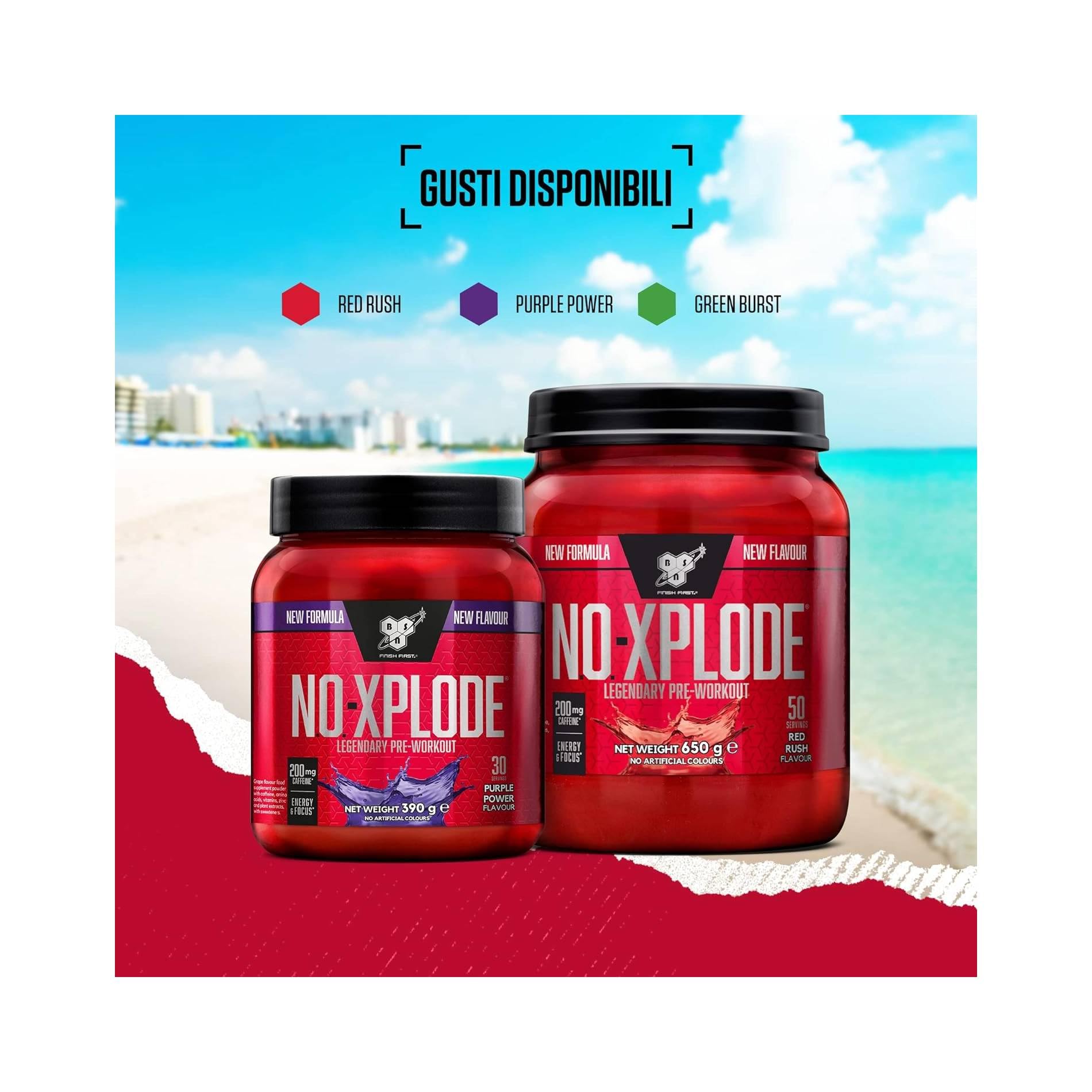 BSN Nutrition N.O.-Xplode Pre Workout Powder Food Supplement, Energy and Focus BSNBuy Supplements Australia