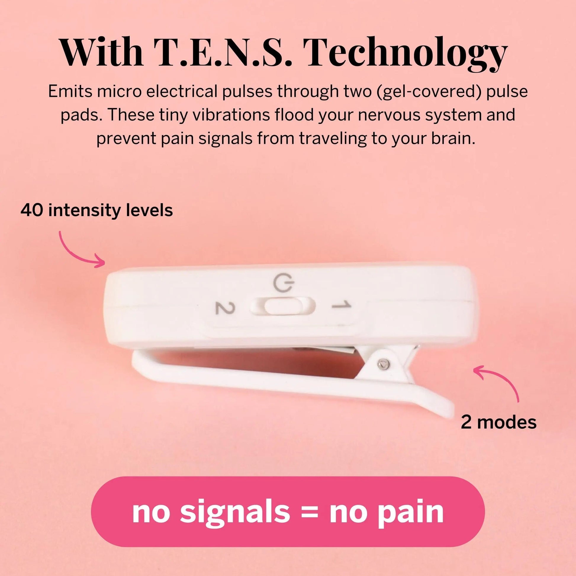 Pixie Period Pain Relief Device - Best PMS Relief Simulator with TENS Technology - Thinnest Wearable Tens Unit - Unnoticeable Under Clothes - Menstrual Cramp Comfort for Feminine Care Pixie CupBuy Supplements Australia