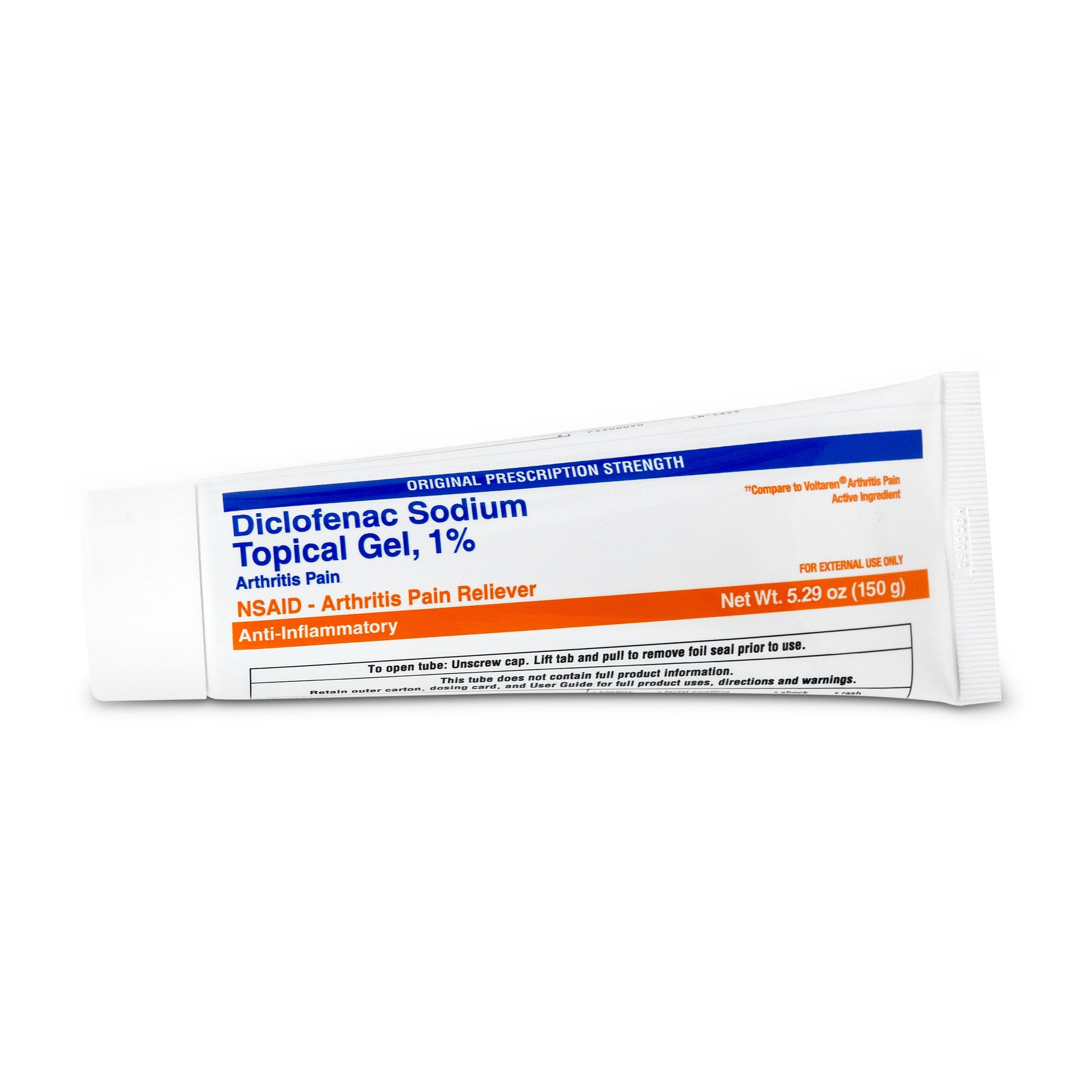 Amazon Basic Care Diclofenac Sodium Topical Gel, 1% (NSAID), Arthritis Pain Reliever for Hand, Wrist, Elbow, Foot, Ankle and Knee Pain Relief, 5.29 oz (150 grams) (Packaging may vary) Amazon Basic CareBuy Supplements Australia