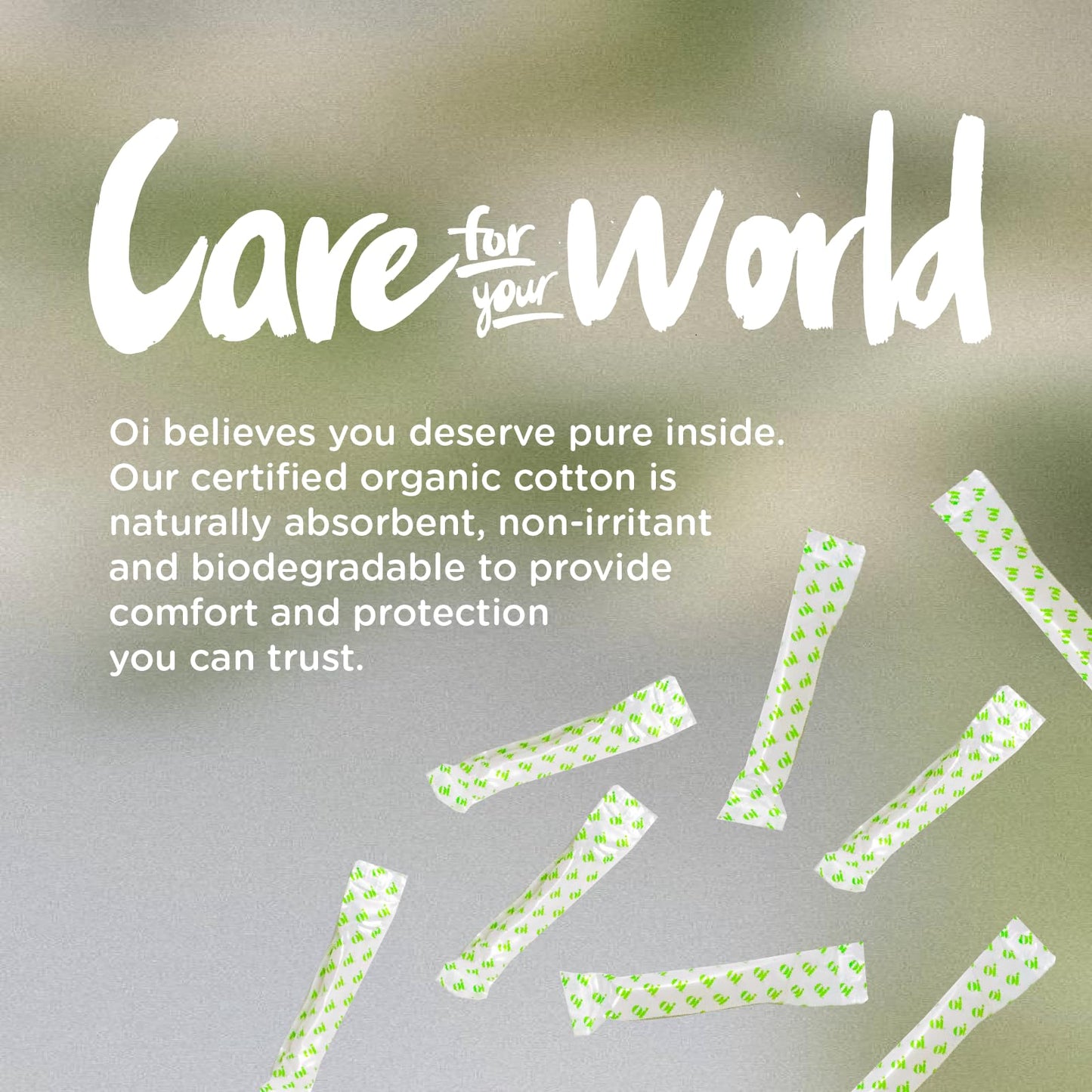 Oi | Organic Initiative - Tampons | Regular/Super Absorbency | Organic Cotton, Unscented oiBuy Supplements Australia