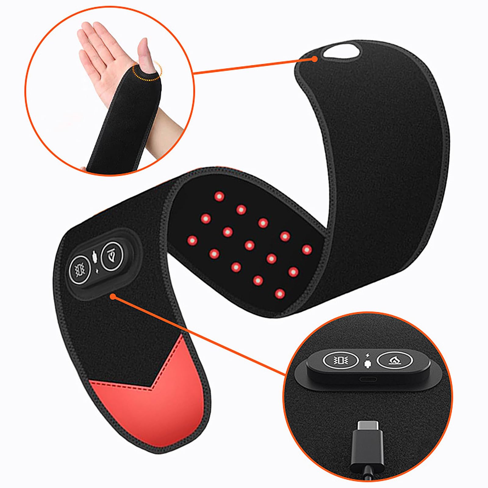 ZMHWANY Rechargeable Cordless Wrist Massager with Heat and Compression, 3000mAh Battery for Arthritis Carpal Tunnel Pain Relief, Wireless Heating Pad Ideal for Seniors ZMHWANYBuy Supplements Australia