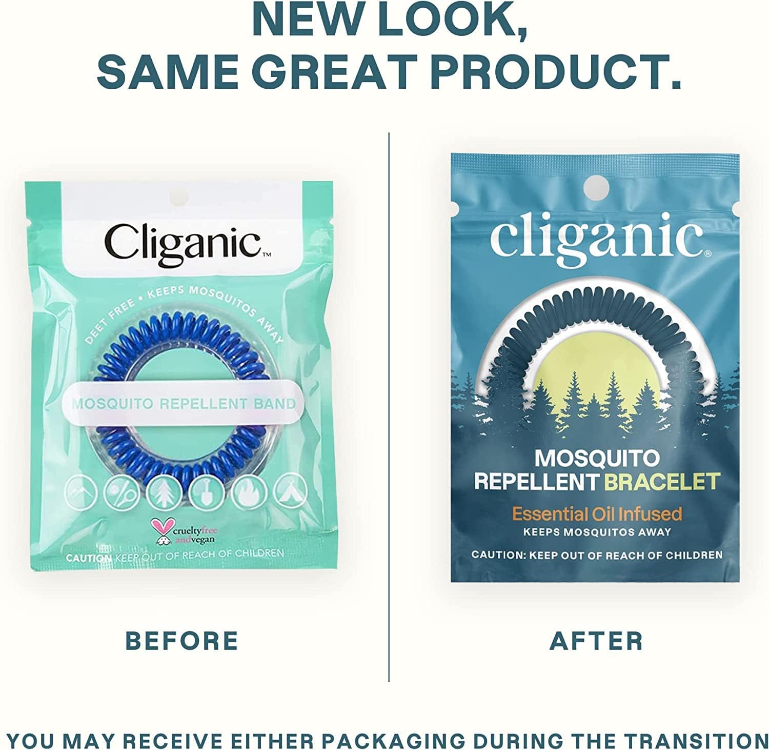 Cliganic 10 Pack Mosquito Repellent Bracelets, DEET-Free Bands, Individuall CliganicBuy Supplements Australia