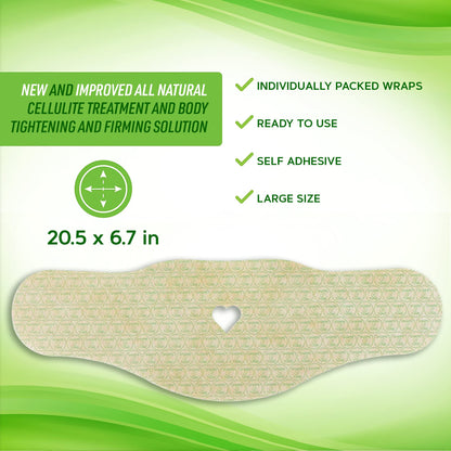 Moisturizing Body Wrap - New and Improved All Natural Body Applicator (5 WRAPS) Shape and Tone Body ProductsBuy Supplements Australia