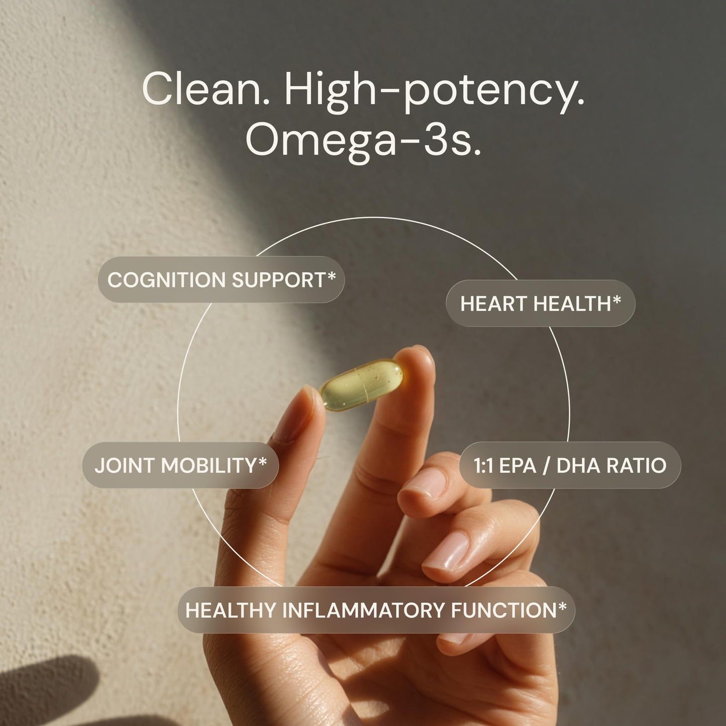 Blueprint Bryan Johnson Omega-3 - Vegan Algae Omega 3 Supplement with EPA/DHA - 800mg Plant-Based for Brain, Heart & Joint Support - High Absorption Triglyceride Form - 1:1 EPA/DHA Blueprint Bryan JohnsonBuy Supplements Australia