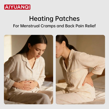 AIYUANQI 3PCS Menstrual Cramps Herbal Heating Patches for Pain Relief, Self-Heating Mugwort Patches, Full Abdomen Cover and Skin-friendly Comfortable, Rapid Heating and Keep Warm, Ideal Gift for Women AIYUANQIBuy Supplements Australia